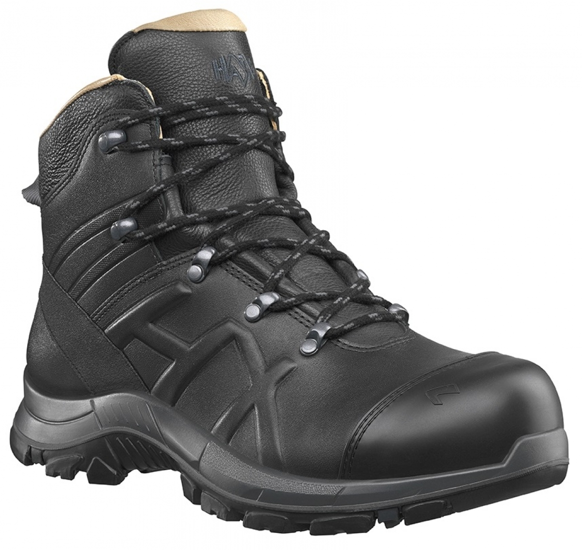 HAIX-Footwear, 610033-S3 Sicherheitsschuhe, hoch, BLACK EAGLE Safety 56 LL, MID BLACK, schwarz