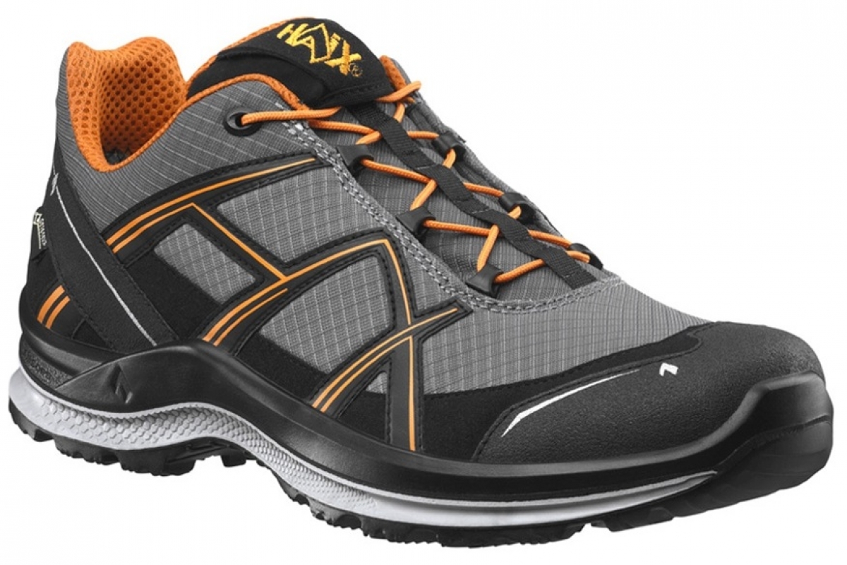HAIX-Footwear, 330030-Arbeitshalbschuhe, BLACK EAGLE Adventure 2.1 GTX, LOW STONE/ORANGE, grau/orange