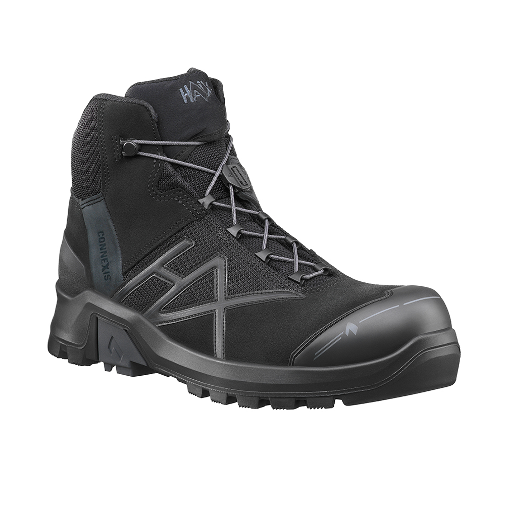 HAIX 631008-Sicherheitsschuh S3 Mid, CONNEXIS Safety + GTX, schwarz