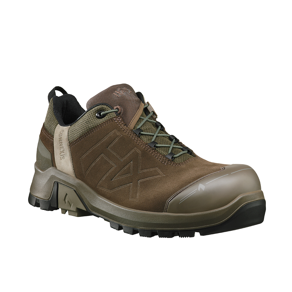 HAIX 631018-Damen-Sicherheitsschuh S3 Low, CONNEXIS Safety + GTX, braun