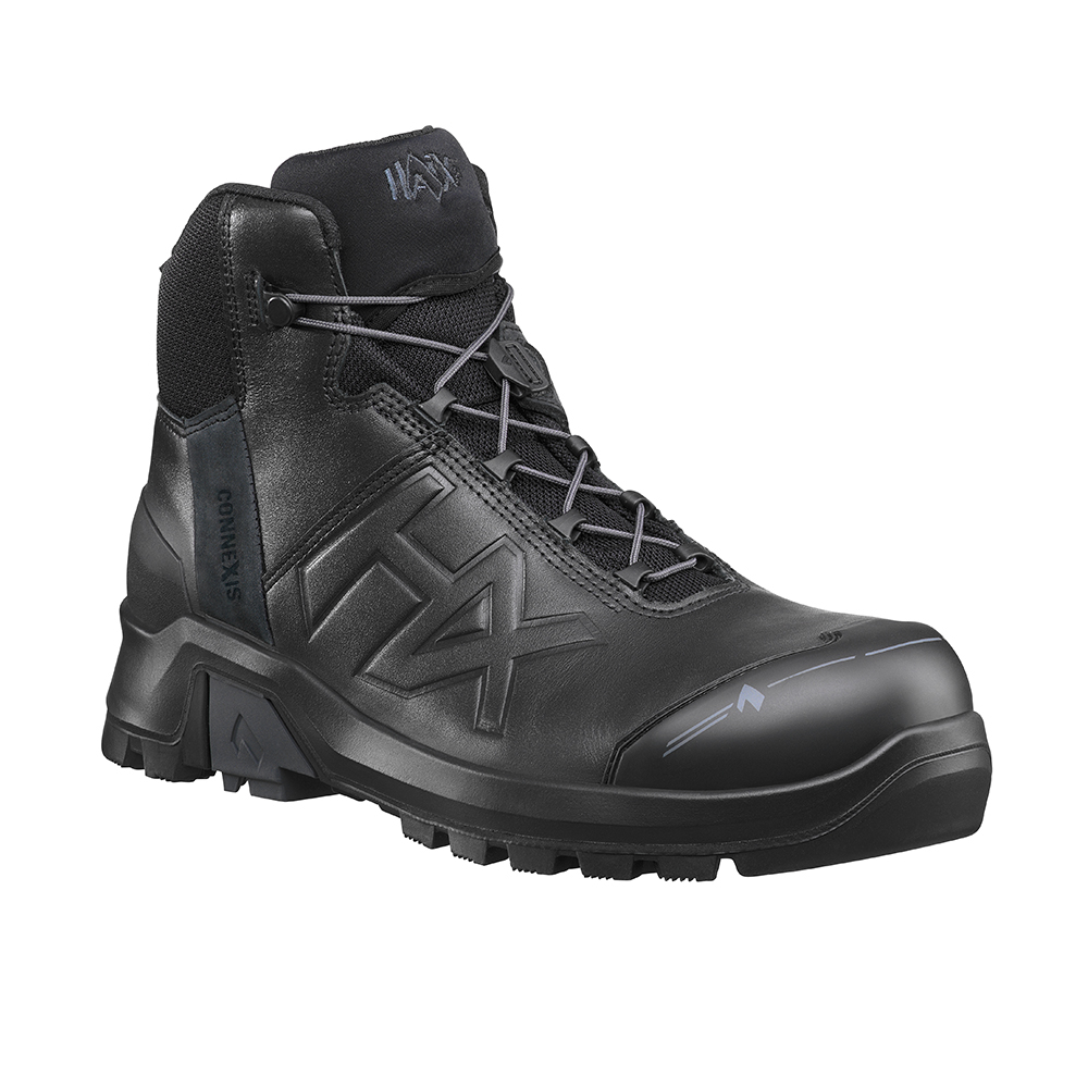 HAIX 631019-Sicherheitsschuh S3 Mid, CONNEXIS Safety + GTX LTR, schwarz