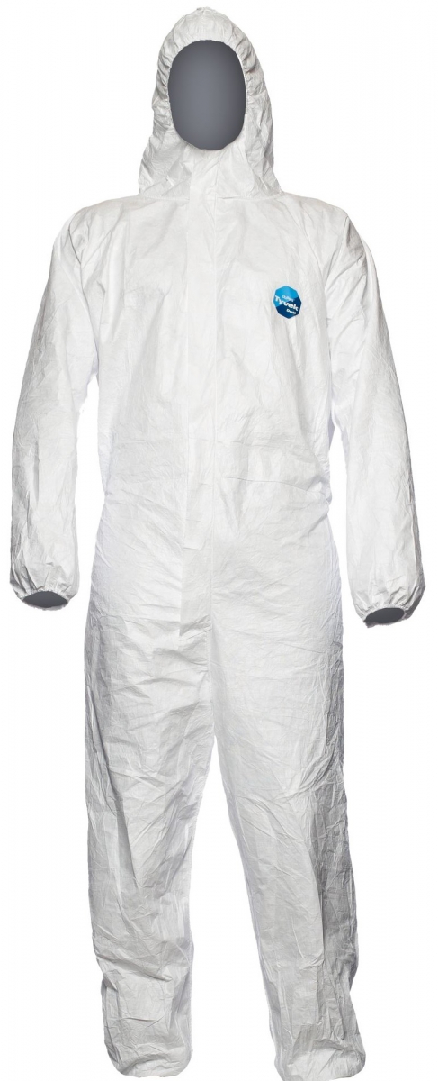 TYVEK 400 DUAL CHF5 Einwegoverall Schutzoverall, Einmal-Schutzanzug, weiss, VE = 100 Stk.