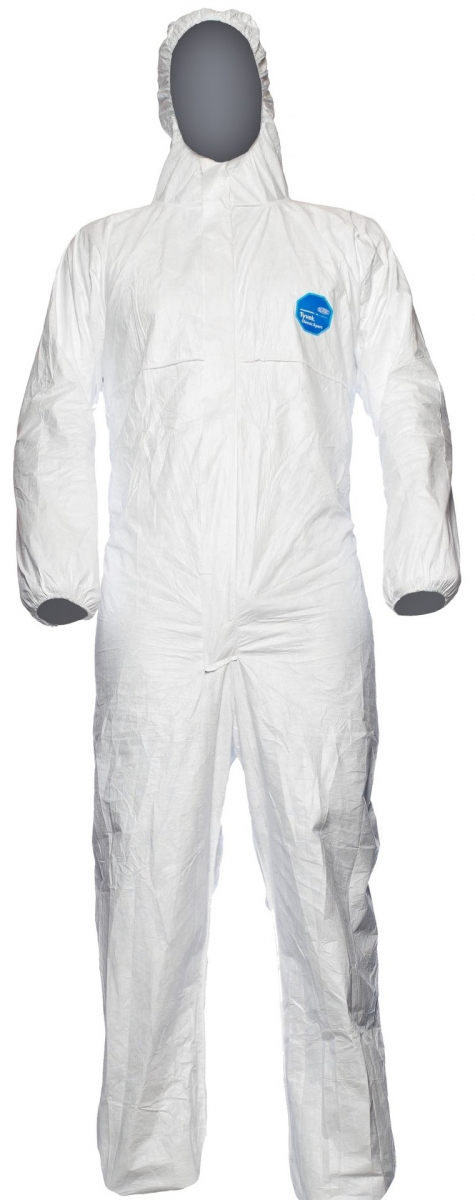 TYVEK 500 XPERT CHF5 Einwegoverall Schutzoverall Einmal-Schutzanzug, TOK, weiss, VE = 25 Stk.