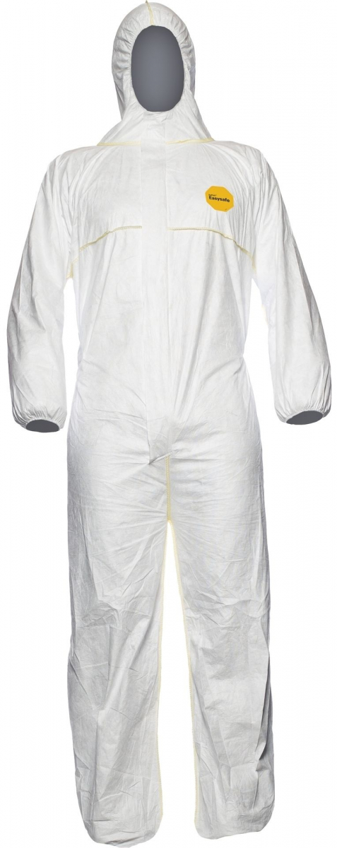 TYVEK EASYSAFE CHF5 Einwgoverall Schutzoverall Einmal-Schutzanzug, TOK-ES, weiss, VE = 25 Stk.