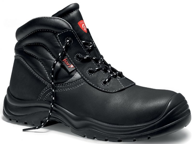 JORI-Footwear, S3-Arbeits-Berufs-Sicherheits-Schuhe, Schnrstiefel, BASIC Compo Mid, schwarz