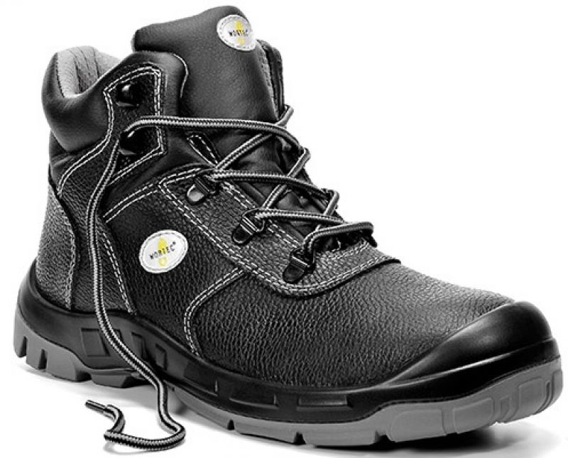 JORI-Footwear, S2-Arbeits-Berufs-Sicherheits-Schuhe, Schnrstiefel, ACHIM, schwarz