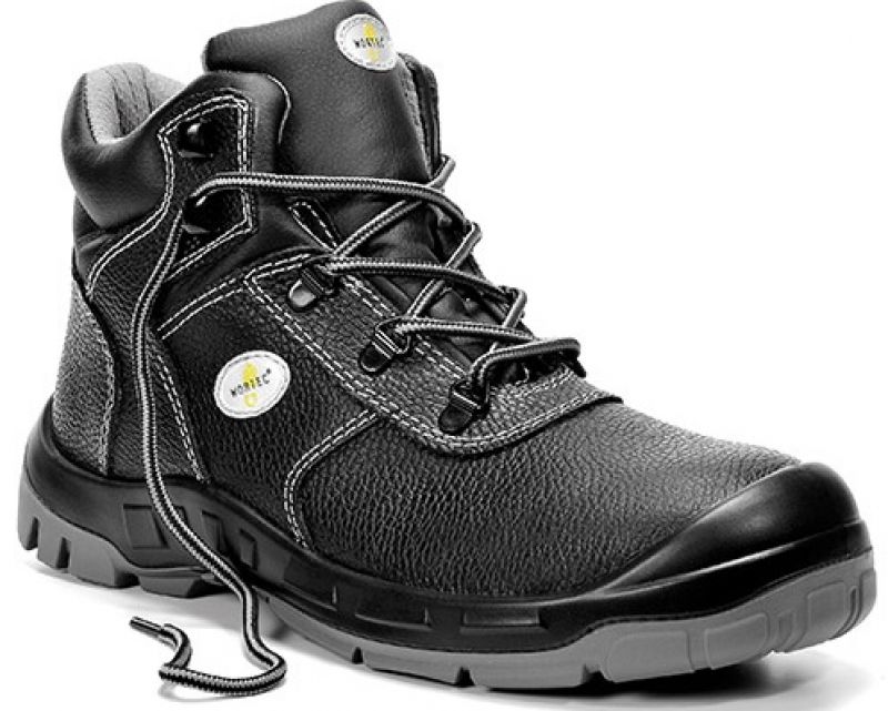 JORI-Footwear, S3-Arbeits-Berufs-Sicherheits-Schuhe, Schnrstiefel, ACHIM, schwarz