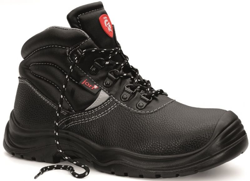 JORI-Footwear, S3-Arbeits-Berufs-Sicherheits-Schuhe, Schnrstiefel, BASIC Mid, schwarz