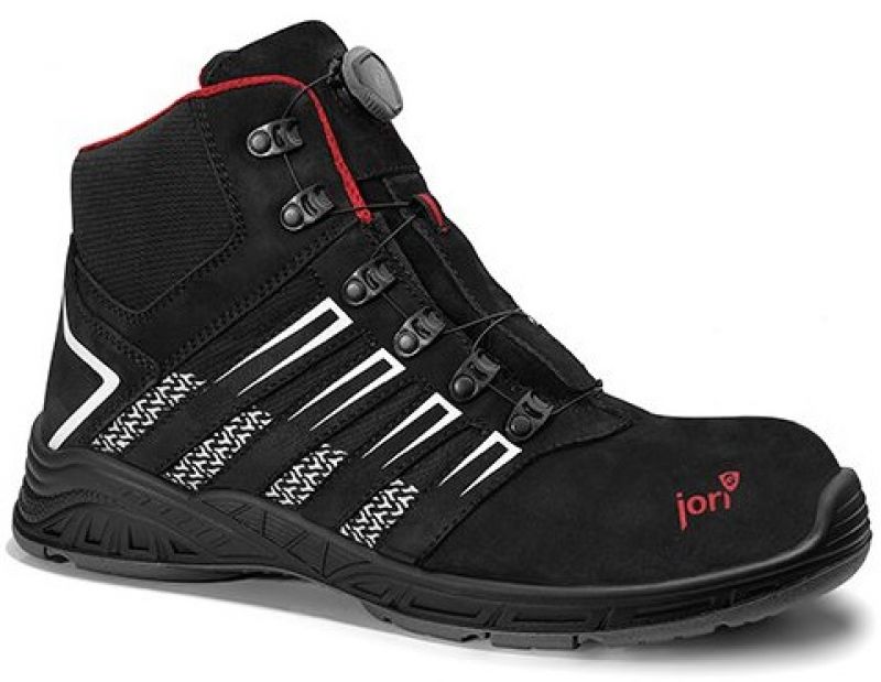 JORI-Footwear, S1P-Arbeits-Berufs-Sicherheits-Schuhe, Schnrstiefel, jo_TWIST BOA Mid, schwarz