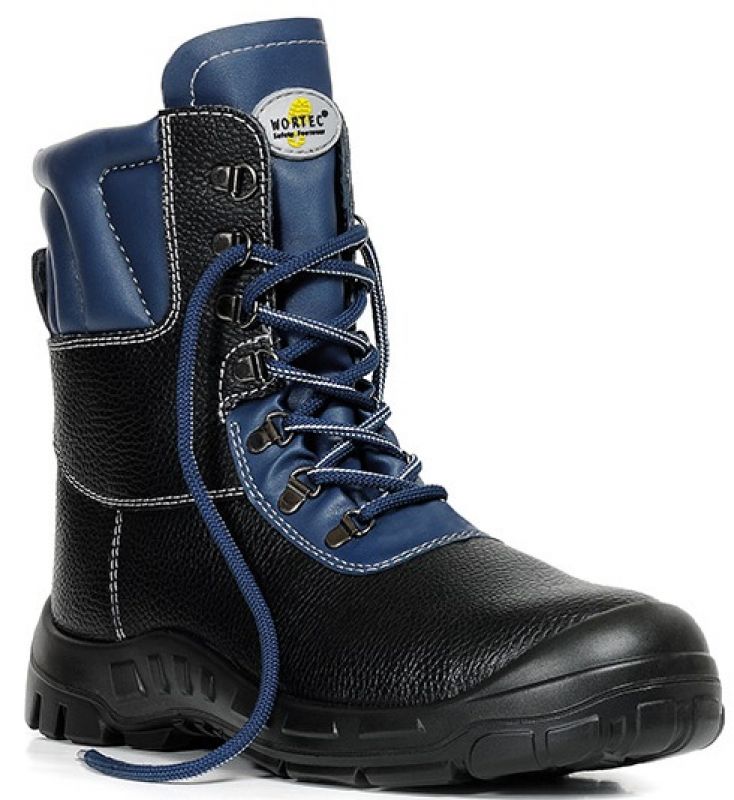 JORI-Footwear, S3-K-Arbeits-Berufs-Sicherheits-Schuhe, Schnrstiefel, SCOTT, schwarz/blau
