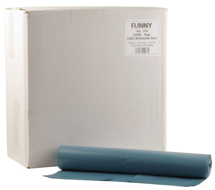 PL-Hygiene, Müllsäcke, AG-272, 700 x 1100 mm, Typ 80, Ktn. á 250 Stk.
