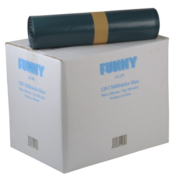 PL-Hygiene, Müllsäcke, AG-273, 700 x 1100 mm, Typ 100 Extra, Ktn. á 200 Stk.