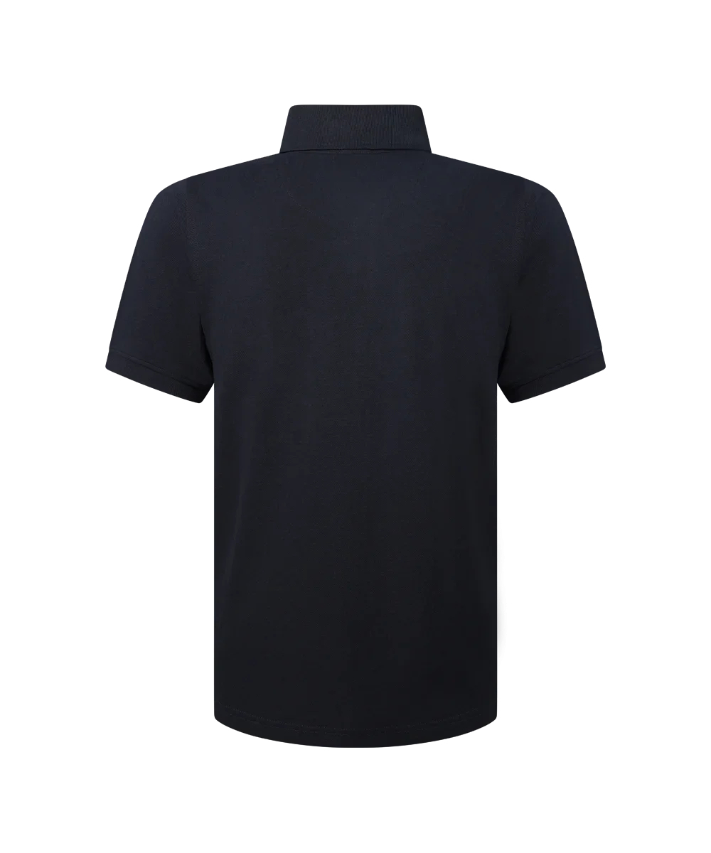 Pionier-Poloshirt mit Brusttasche, Blue Shadow