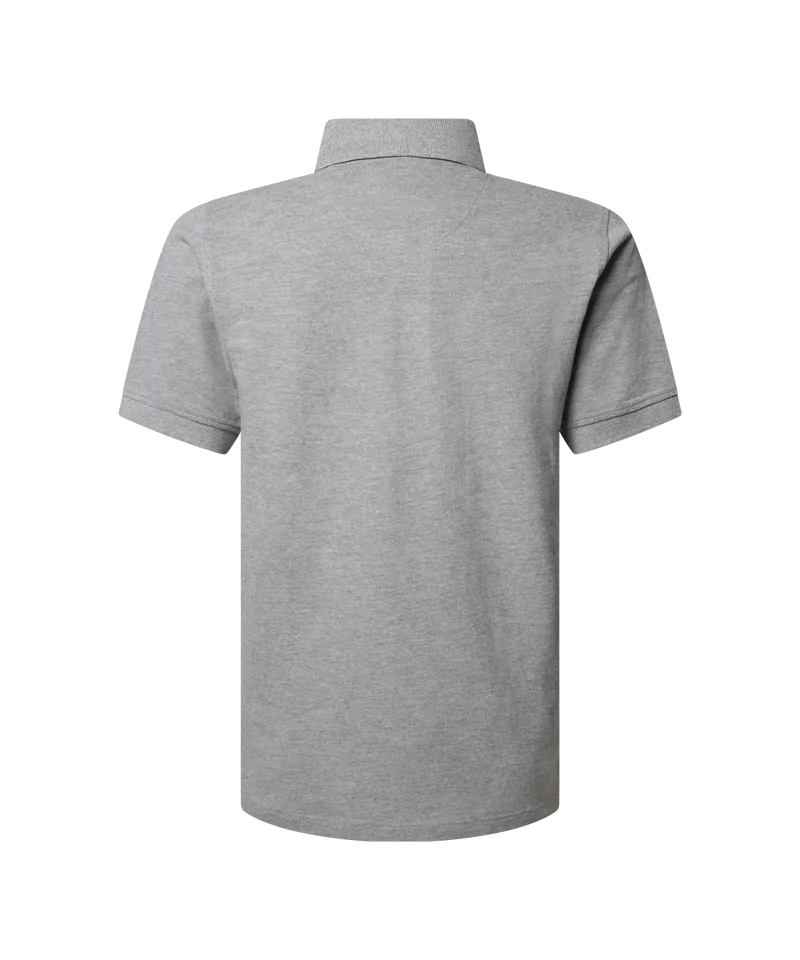 Pionier-Poloshirt mit Brusttasche, Gray Fannel Melange