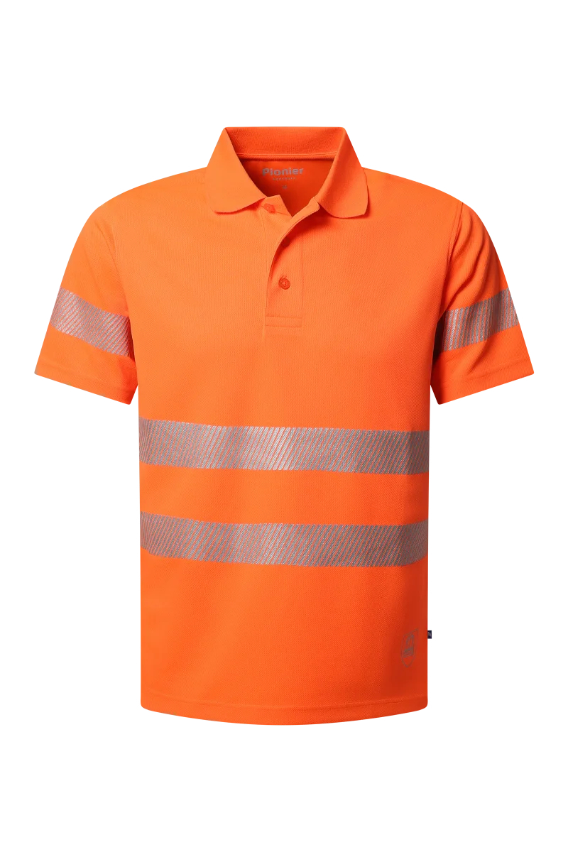 Pionier-PW Hi-Vis Poloshirt, High Visible Orange