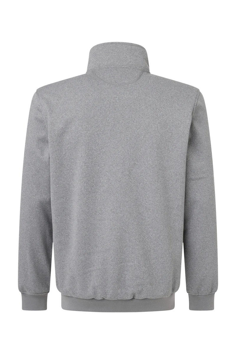 Pionier-Full Zip Sweatjacke, Frost Gray Melange