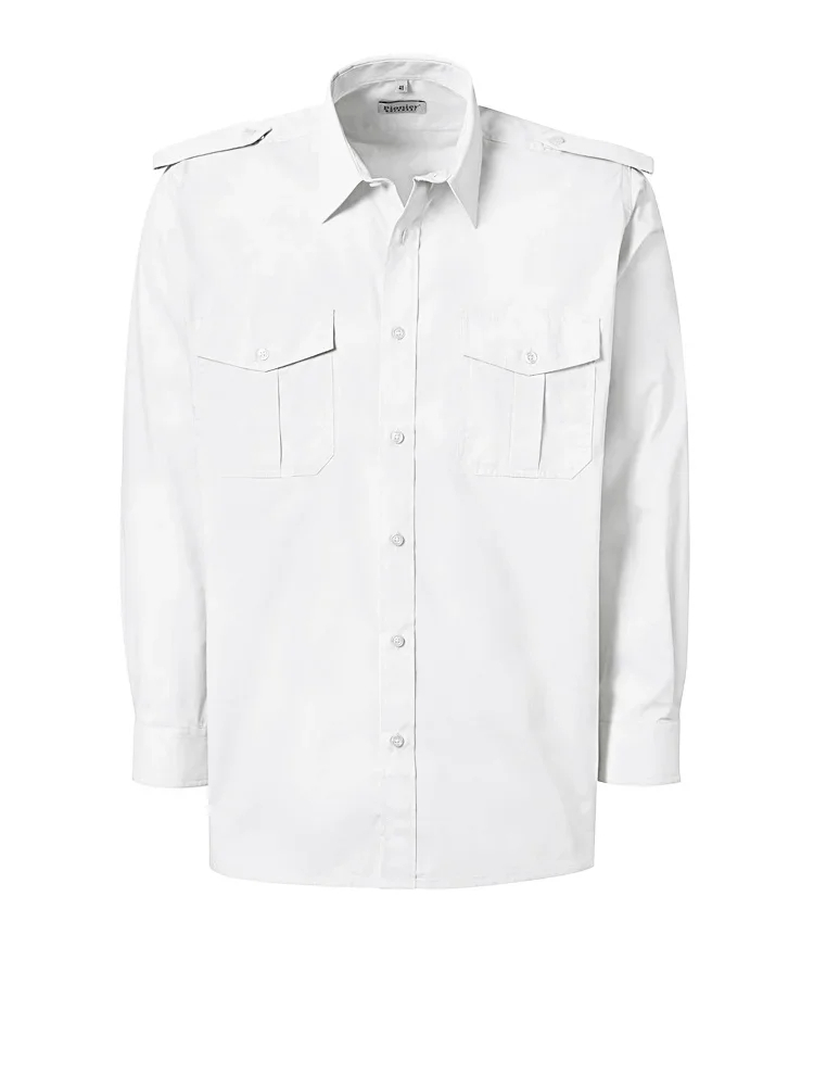 Pionier-Pilothemd SK 1/1, weiß