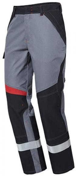 PIONIER-Workwear, Bundhose, light, PERFORMER, schwarz/grau