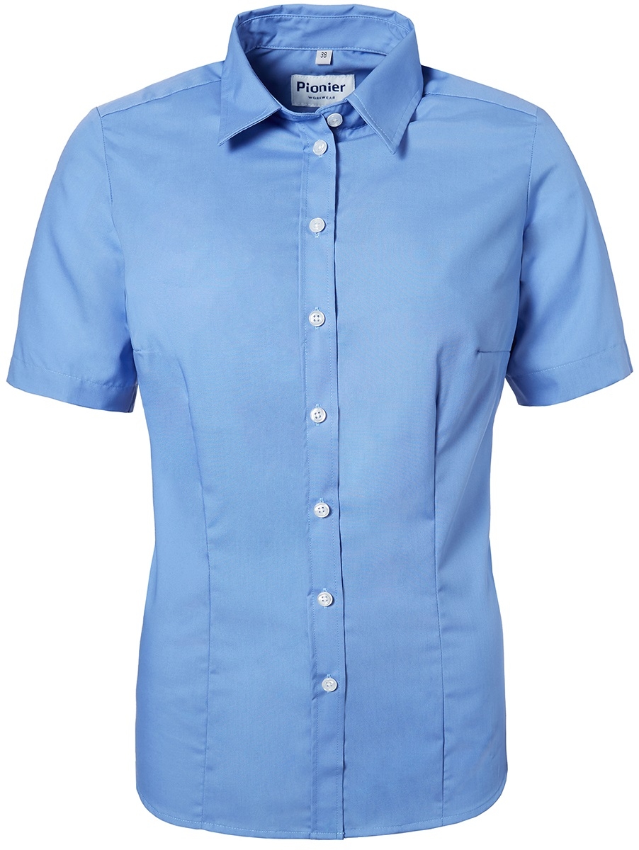 PIONIER-Workwear, Damenbluse, 1/2 Arm, BUSINESS FASHION, knigsblau