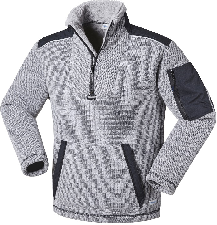 PIONIER-Workwear, Troyer, ca. 370g/m², hellgrau