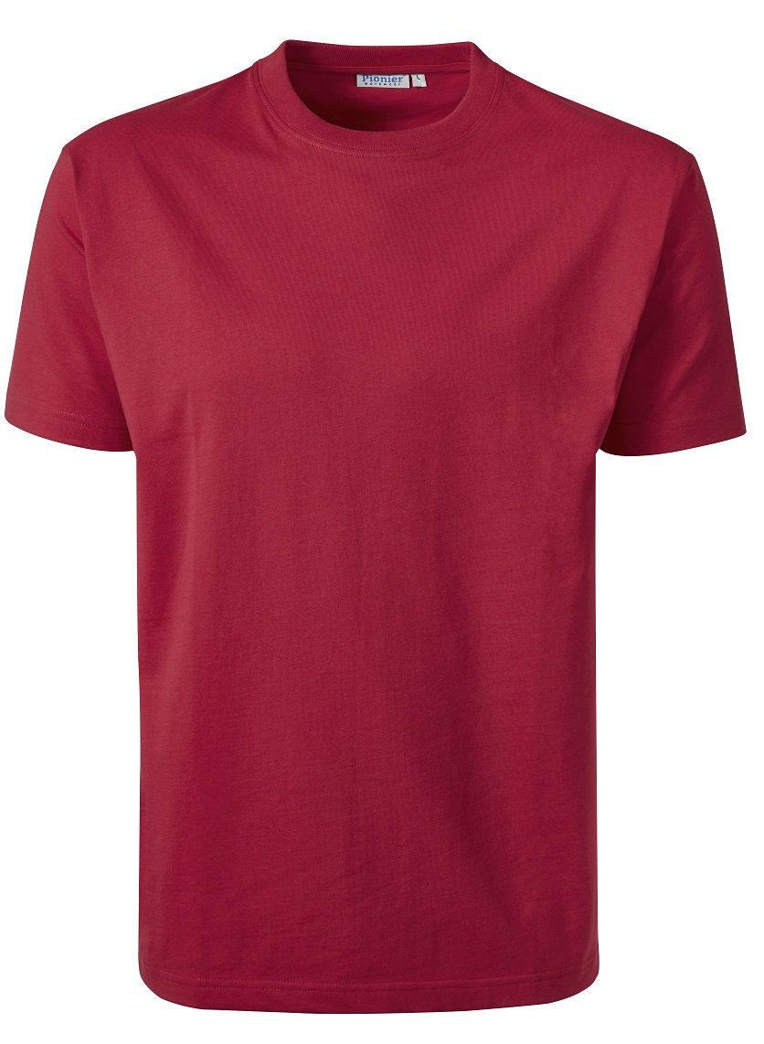 PIONIER-Worker-Shirts, T-Shirt, dunkelrot
