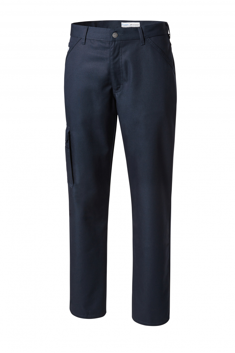 PIONIER-Workwear, Kälte-Schutz, Thermo-Arbeits-Bund-Hose, Canvas, ca. 260g/m², marine