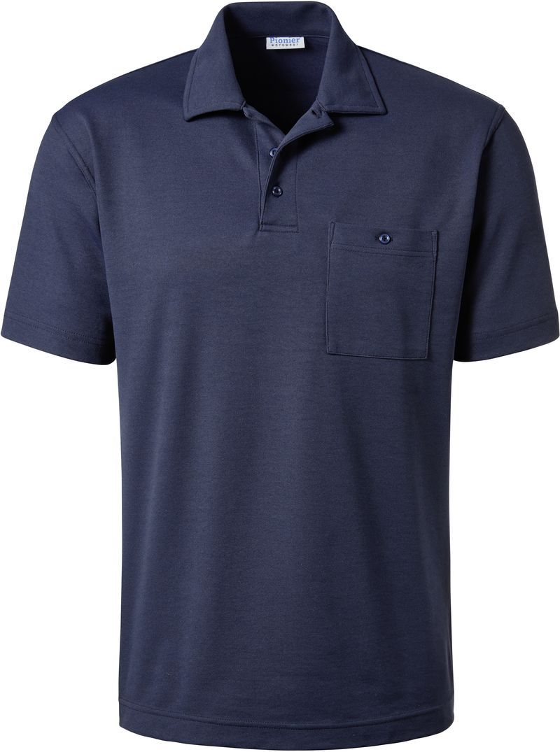 PIONIER-Worker-Shirts, Polo-Shirt, Pique, ca. 185g/m, marine