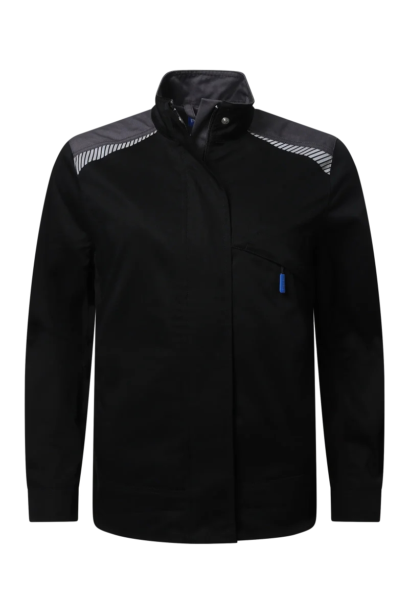 Pionier-PW Essential Bundjacke Damen, Schwarz/Dunkelgrau