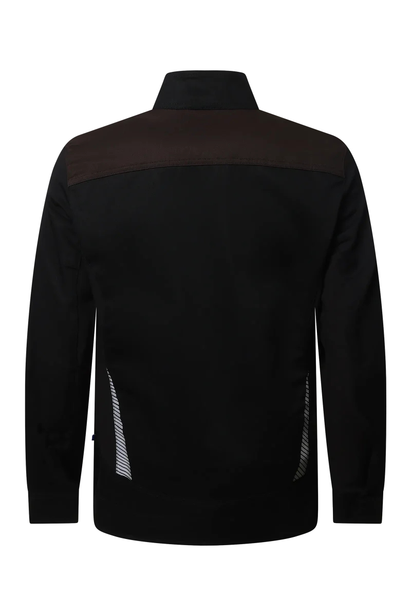 Pionier-PW Essential Bundjacke Damen, Schwarz/Coffee Bean
