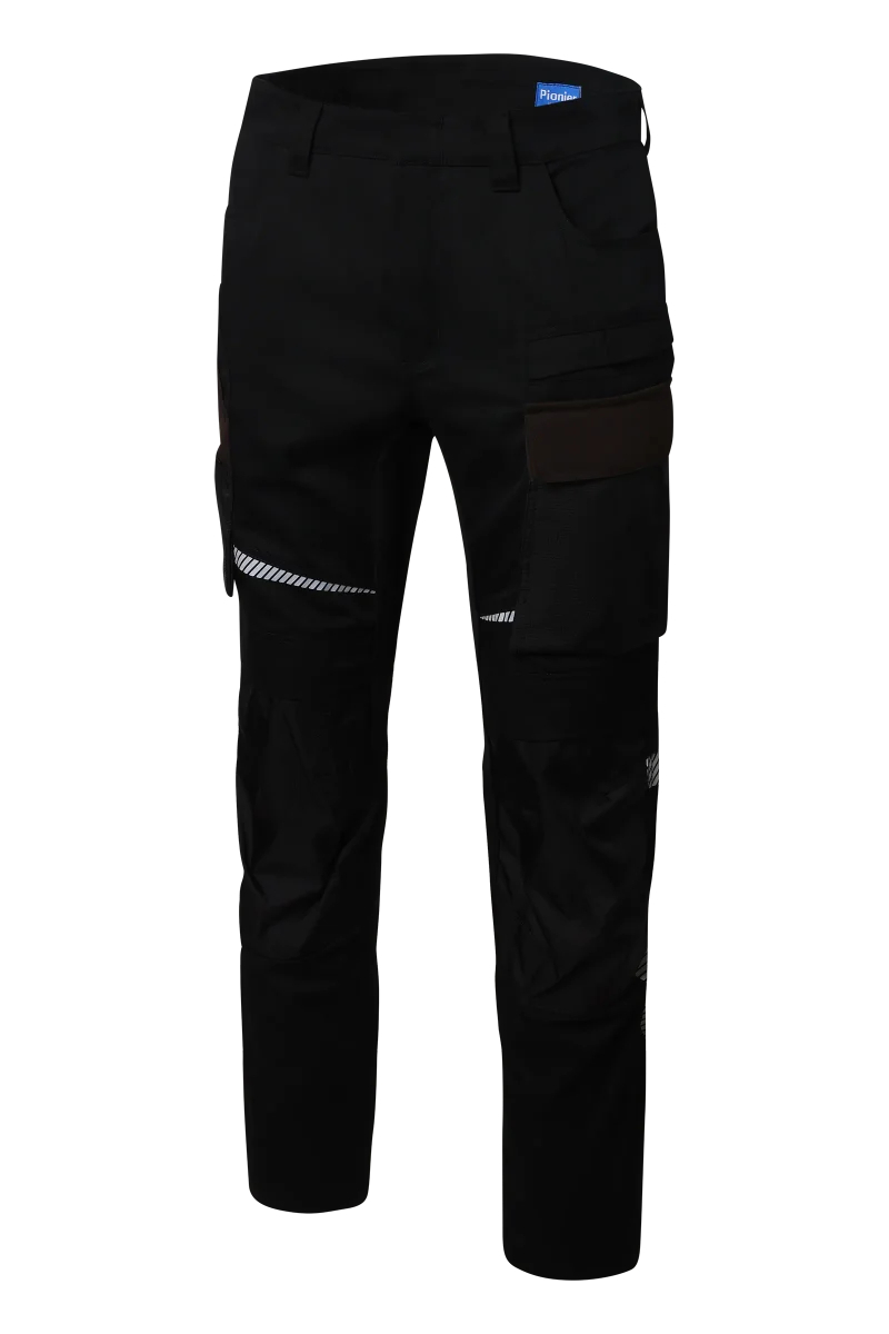 Pionier-PW Essential Bundhose, Schwarz/Coffee Bean