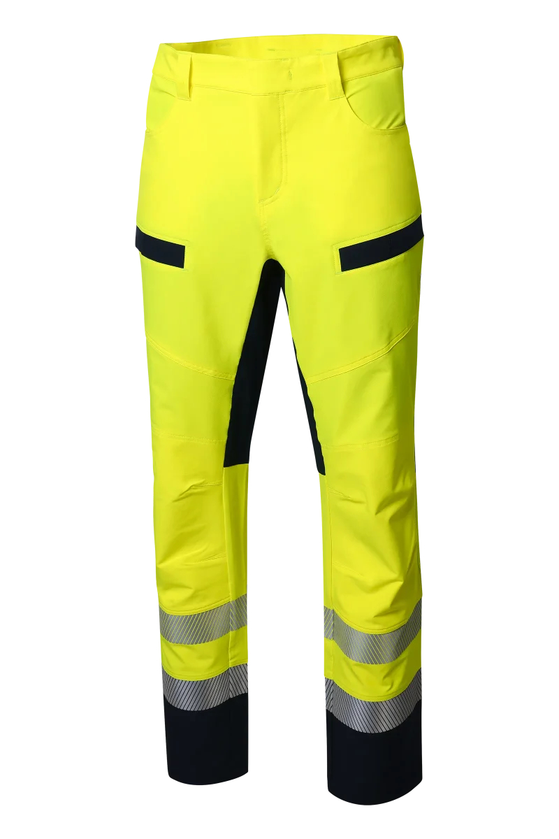 Pionier-PW Hi-Vis 250 Bundhose Sommer, High Visible Yellow/Dress Blues