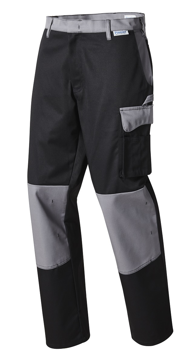 PIONIER-Workwear, Bundhose, schwarz/grau