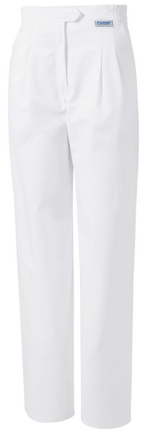 PIONIER-Workwear, Damen-Arbeits-Berufs-Bund-Hose, ca. 210g/m², weiss