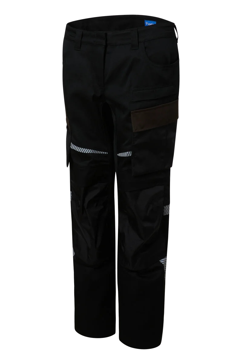 Pionier-PW Essential Bundhose Damen, Schwarz/Coffee Bean