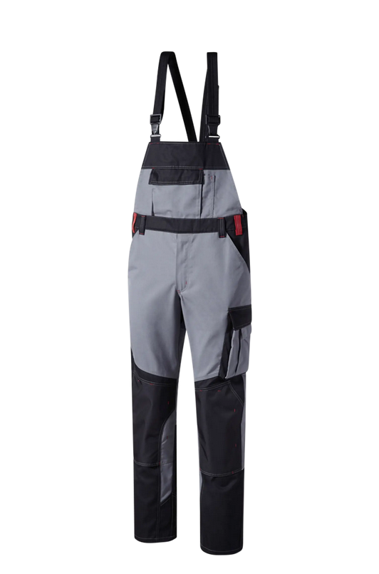 PIONIER-Workwear, Latzhose, hellgrau
