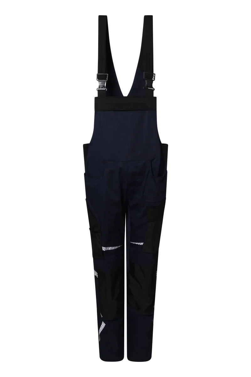 Pionier-PW Essential Latzhose, Dress Blues/Schwarz