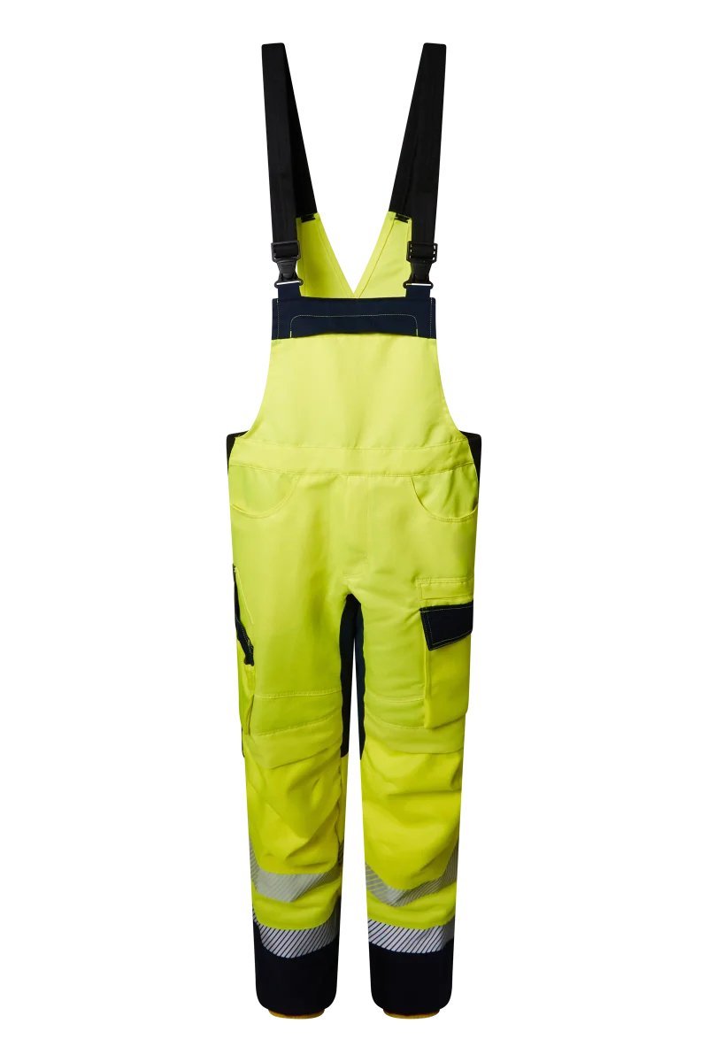Pionier-PW Hi-Vis 250 Latzhose, High Visible Yellow/Dress Blues