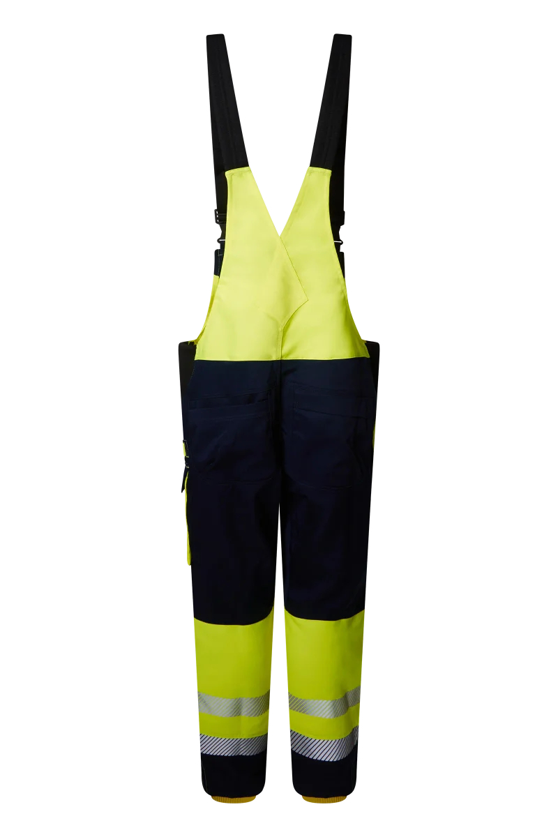 Pionier-PW Hi-Vis 250 Latzhose, High Visible Yellow/Dress Blues