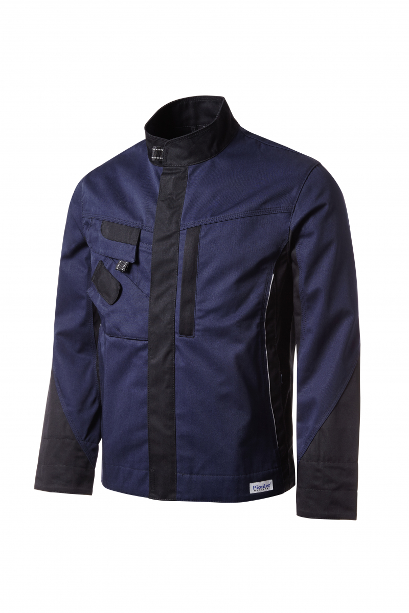 PIONER-Workwear, Arbeits-Berufs-Bund-Jacke, TOOLS, 285g/m², marine/schwarz