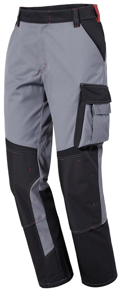 PIONIER-Workwear, Bundhose, ca. 245g/m², schwarz/grau