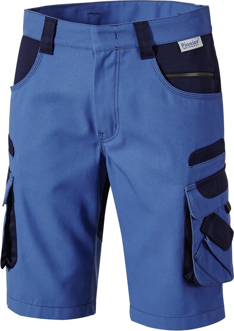PIONIER-Workwear, Bermuda, Arbeits-Berufs-Shorts, TOOLS, 285g/m, nordic/blue