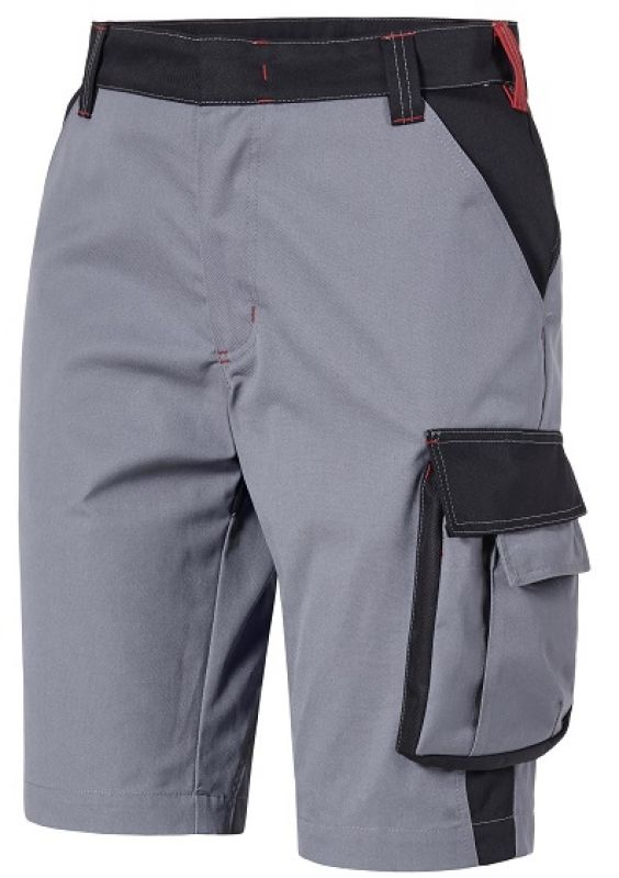 PIONIER-Workwear, Bermuda, Arbeits-Berufs-Shorts, ca. 245g/m, schwarz/grau