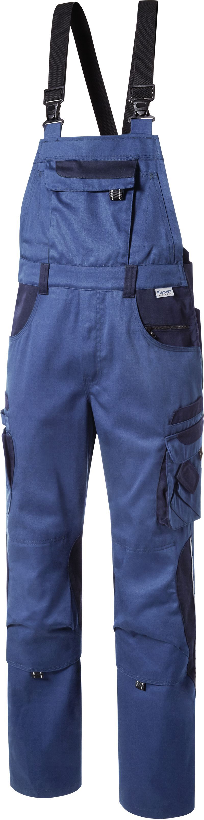 PIONIER-Workwear, Arbeits-Berufs-Latz-Hose, TOOLS, 285g/m, nordic/blue