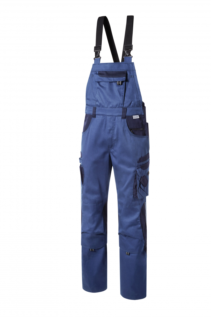 PIONIER-Workwear, Arbeits-Berufs-Latz-Hose, TOOLS, 285g/m², nordic/blue