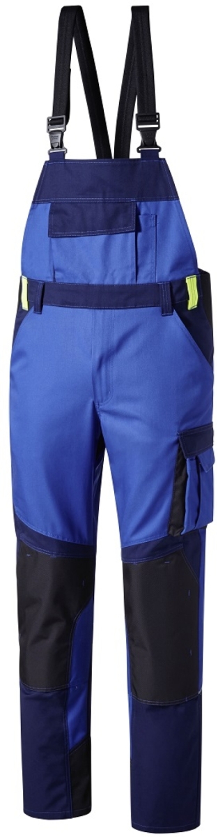 PIONIER-Workwear, Latzhose-Concept, ca. 245g/m², marine/kornblau