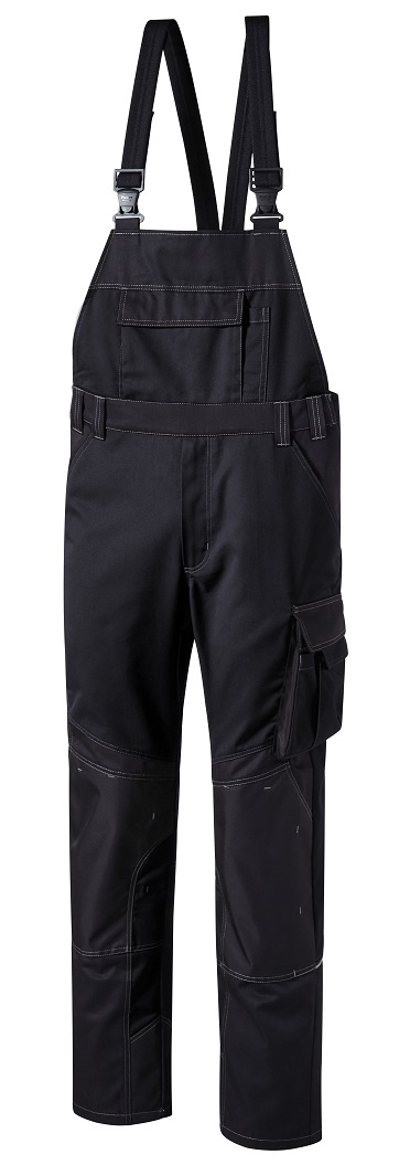 PIONIER-Workwear, Latzhose, schwarz