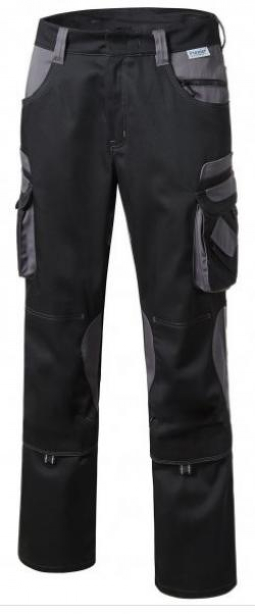 PIONIER-Workwear, Damen-Bundhose, TOOLS, 285g/m, schwarz/grau