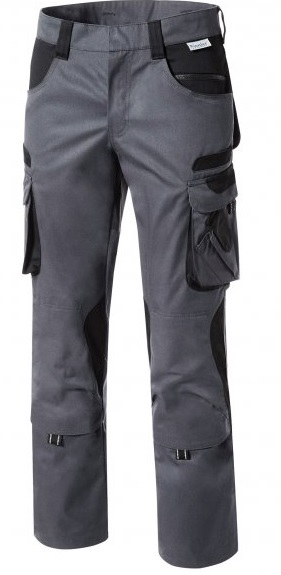 PIONIER-Workwear, Damen-Bundhose, TOOLS, 285g/m, grau/schwarz