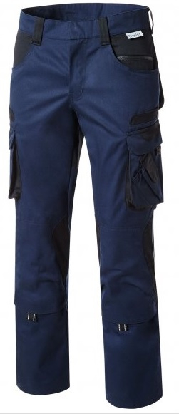 PIONIER-Workwear, Damen-Bundhose, TOOLS, 285g/m, marine/schwarz