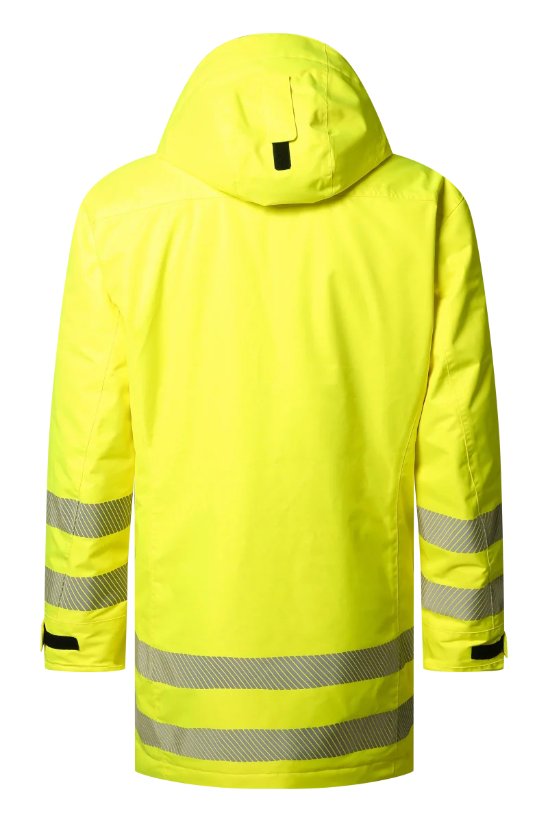 Pionier-PW Hi-Vis Parka, High Visible Yellow/Dress Blues